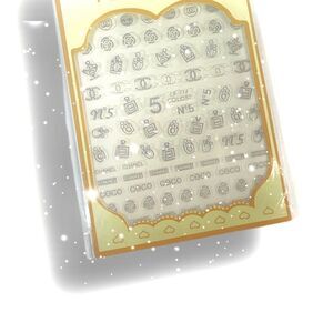 Silver Nail Stickers